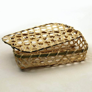 Braided bamboo <b>boxes</b> cosmetic make up storage box container vanity desktop organization <b>cheap</b> price - Product Image 3