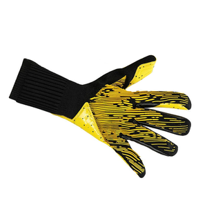 Gants de gardien de but de football professionnels 2025, haute qualité, respirants, légers, imperméables, en cuir latex, OEM ODM, enfants, NOIR - Product Image 2