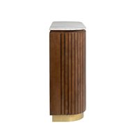 Meuble bar en bois massif avec finition mate en teck provincial, armoire de rangement pour vin, whisky et boissons gazeuses, bar autoportant pour la maison