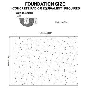 Tettoia di Stoccaggio Resistente con Tetto a Soffitto 30FT X 40FT, Copertura in PE da 11 oz e Porte di Accesso TMG ST3040E (Precedentemente ST3040) - Product Image 5