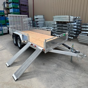 Remolque Utilitario de Plataforma Plana de Excelente Calidad Comercial a Precio de Mayoreo, Equipo de Transporte de Carga Pesada de Grado Profesional - Product Image 4