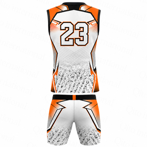 Uniformes de football américain personnalisés, faible MOQ, shorts de football 7v7, logo d'équipe, fournisseurs en gros d'uniformes de football - Product Image 4