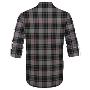 Camisa Ghillie Tradicional Escocesa Jacobita de Alta Calidad para Hombre, Camisa Casual de Manga Larga con Cordones y Estampado de Tartán Moffat - Product Image 2