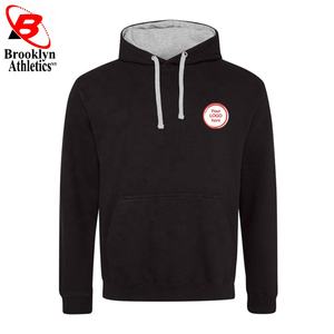 Ensemble pull à capuche oversize pour homme 50% coton 50% polyester sweat imprimé à manches longues Collection hiver noir teint uni - Product Image 5