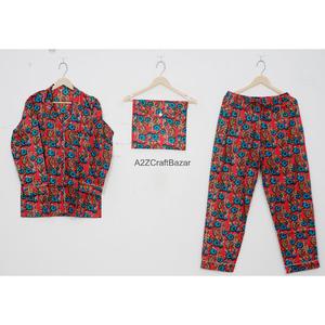 Nuevo Diseño, 100% Algodón Puro, Ropa de Dormir para Mujer, Conjunto de Pijamas Suaves, Proveedores de Fábrica, Ropa de Dormir Femenina - Product Image 1