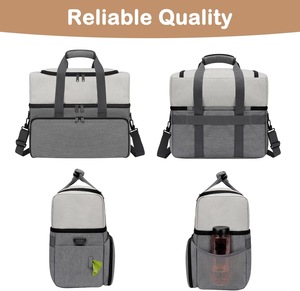 Bolsa Organizadora de Viaje para <span class=keywords><strong>Perros</strong></span> <span class=keywords><strong>con</strong></span> 2 Contenedores de Comida, Bolsa de Transporte Multibolsillos para <span class=keywords><strong>Perros</strong></span> y Gatos - Product Image 2