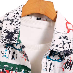 Chaqueta Vaquera para Hombre, Nueva Colección, Multicolor, de Alta Calidad, Ecológica, Resistente al Viento, 100% Algodón, Estilo Urbano Moderno - Product Image 4