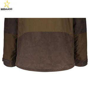 Veste de chasse pour homme avec capuche fixe, visière de capuche réglable, fermeture éclair avant hydrofuge, ourlet et poignets ajustables - Product Image 3
