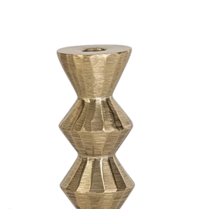 Nuevo candelabro con acabado dorado para decoración del hogar, portavelas de aluminio fundido, hecho a mano, personalizado, S/2 - Product Image 5