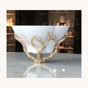 Nuevo Plato de Metal para Servir Dulces y Postres, Elegante Plato de Frutas Decorativo Personalizado, Vajilla Moderna de Lujo - Product Image 6