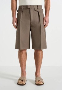 Shorts Bermuda Oxford pour Homme, Couleur Unie, Taille Mi-Haute, Fermeture à Cordon, Décontracté, Sport, Gym, Course à Pied, Séchage Rapide, 100% Coton avec Poches - Product Image 2