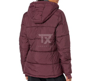 CUSTOMIZED Women's Quilted Diamond Puffer Jacket Winter Coat Long Sleeve Button Down Outerwear with Pockets - Product Image 4