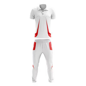 <b>Cricket</b> Uniform Men Match Wear Soft Fabric Lightweight Breathable Comfortable Team Wear Game Outfit Style - Product Image 1
