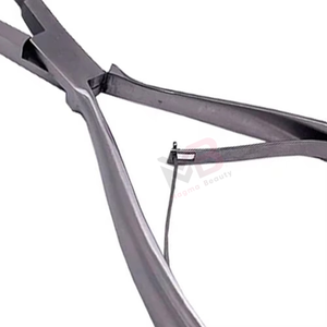 Hot Sale Stainless Hair <b>Extension</b> Tape Plier Apply <b>Micro</b> Beads Link Classic Style Smooth Grip Waterproof Tool - Product Image 5