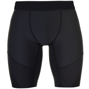 Shorts de compression pour homme avec logo personnalisé, haute qualité, respirants, extensibles, pour la gym, la course à pied, le fitness et les activités sportives - Product Image 2