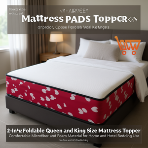 Cubrecolchón Plegable de 2 Pulgadas para Cama Queen y King Size, Cómodo, de Microfibra y Espuma, para Uso en el Hogar y Hoteles - Product Image 3