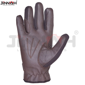 Gants d'équitation en cuir de chèvre 100% véritable, parmi les plus vendus, personnalisés, à doigts complets, haute performance, pour hommes - Product Image 3