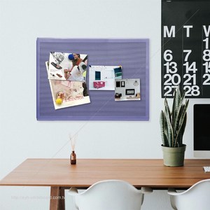 <b>Wall</b>-Mounted Purple Magnetic Peg Board for Office Supplies and Home Organization - Product Image 6