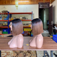 Perruques en cheveux humains de qualité supérieure, perruque en dentelle frontale en cheveux vierges vietnamiens, perruque en dentelle frontale droite, perruque bob pour femmes noires