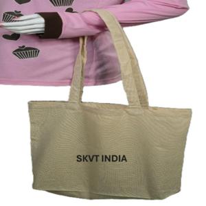 Sac fourre-tout en toile de coton brodé robuste pour femme, grand format, avec fermeture éclair, design japonais, écologique, réutilisable, pour la plage et le quotidien - Product Image 3