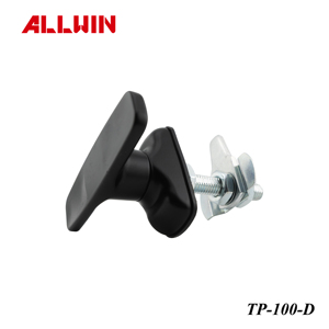 OEM ODM Zinc Alloy Black Finish Locking T Handle Latch - Product Image 5