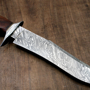 Cuchillo de Supervivencia Táctico Imperial Enterprises, Estilo Caza, Hoja Fija de Acero de Damasco, para Camping, Resistente, OEM - Product Image 2