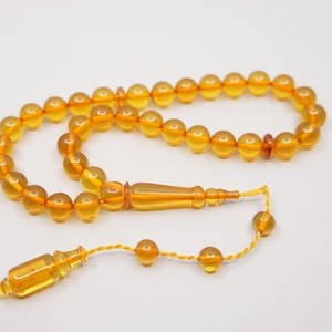 Rosario Islámico con Diseño de Ángel, Tasbih de Resina India Ecológico de Alta Calidad, 33 Cuentas, Empaquetado en Caja de Color - Product Image 1