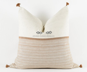 Design moderne Canapé Décoratif Tissé Housse de Coussin Rayé Coussin Throw Taies d'oreiller Standard Carré 100% Coton - Product Image 6