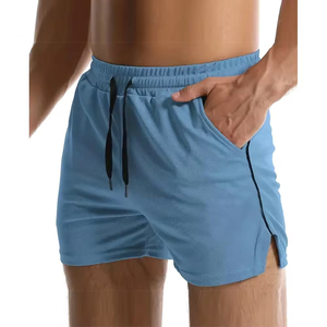 Shorts de sport respirants à séchage rapide pour hommes, 100 % coton, style urbain, taille mi-haute élastique, pour le tennis et le football - Product Image 2