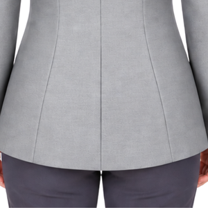Chaqueta Ecuestre Gris Plateado para Mujer, Blazer de Equitación Elegante, Abrigo para Competición Hípica, Venta al Por Mayor Personalizada - Product Image 6