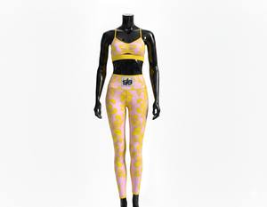 women yoga set best quality sublimation and fabric - Product Image 4