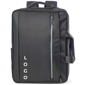 Minimalist Nylon Laptop <b>Backpack</b> with Zipper Closure Water Resistant 20-39L Capacity Unisex Softback Travel Bag - Product Image 1