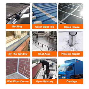 ANTI Bande adhésive en butyle autocollante anti-corrosion et anti-vieillissement, résistante à l'eau, en caoutchouc butyle polymère haute performance avec feuille d'aluminium - Product Image 6