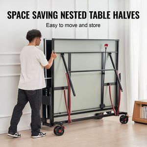 Tavolo da Ping Pong Professionale per Interni/Esterni, Resistente alle Intemperie, Portatile e Pieghevole in Alluminio - Product Image 5