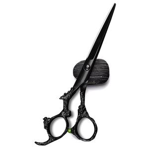 Morje Surgical Stainless steel barber <b>scissors</b> Professional salon shears <b>Left</b>-<b>handed</b> flat <b>scissors</b> Precision cutting flat - Product Image 5