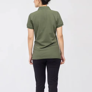 เสื้อโปโล OEM สำหรับผู้หญิง ไม่มีลาย  รับสกรีนโลโก้ เสื้อกอล์ฟผู้หญิง ขายส่ง เสื้อยืดเทนนิสคอปก ระบายอากาศได้ดี ผู้ผลิต - Product Image 4