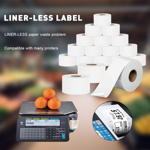 Thuyền 58mm 40mm 3 1/8 "x 263 'pos dính linerless nhãn nhiệt - Product Image 6