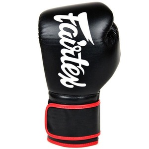 Whole Sale OEM <b>Red</b> & Black Fairtex Boxing Gloves 100% Genuine Leather Fairtex Boxing Gloves For Boxing Fight Training & Gym - Product Image 3
