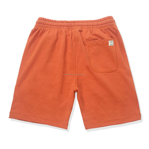 Entrenamiento Jogger Ropa deportiva Casual Algodón Hombres Pantalones cortos de sudor Cintura elástica con bolsillos Venta al por mayor Pantalones cortos de sudor en blanco - Product Image 2