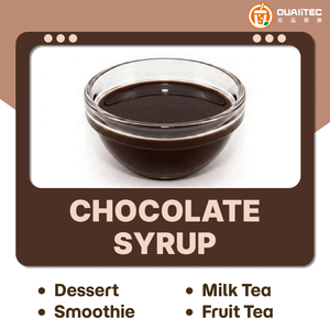 Ingredientes para Té de Burbujas con Sirope de Chocolate para Postres, Fácil de Preparar, Adorno Versátil, Certificado HACCP para Bebidas Frías - Product Image 3