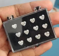 Diamant synthétique CVD HPHT DEF VVS VS EF de 3,5 mm et 4,00 mm, taille cœur fantaisie, cultivé en laboratoire, pour la fabrication de bijoux, par RAAMAA - Vente chaude - Product Image 3