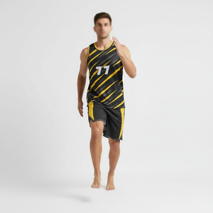 Uniforme de basket-ball personnalisé léger, dernier modèle de maillot de basket-ball, uniforme de basket-ball uni confortable - Product Image 4