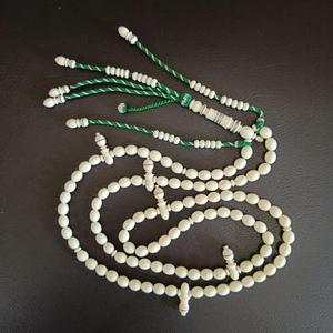 Rosario de hueso hecho a mano, cuentas de oración de calidad premium, Tasbih - Product Image 2