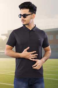T-shirt à manches mi-longues pour hommes avec col élégant pour les activités de plein air de tous les jours - Product Image 6