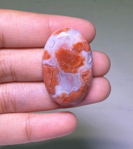 Cabochon en Agate Coton Naturel de Haute Qualité, Pierre Précieuse en Vrac pour la Fabrication de Bijoux - Product Image 4