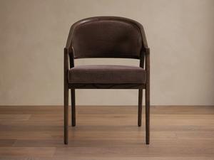 Chaise de salle à manger en teck massif de qualité supérieure avec assise rembourrée pour projets de mobilier de restaurant et d'hôtel modernes et vente au détail - Product Image 5