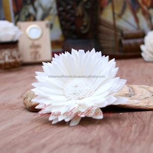 Vente en gros désodorisants de tournesol blanc diffuseur de roseau en fil de coton Sola fleurs diffuseur de parfum de voiture fleur fleurs artificielles - Product Image 5