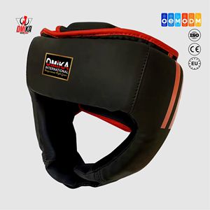 OMIKA INTERNATIONAL OI-1007 Best Protection Performance Customized Color Size Comfortable MMA Leather Kick Boxing <b>Training</b> <b>Head</b> - Product Image 1