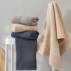 ผ้าขนหนูอาบน้ำทรงสี่เหลี่ยมผืนผ้า ผลิตจากผ้าฝ้าย 100% สีพื้น แห้งเร็ว เป็นมิตรกับสิ่งแวดล้อมและผิวหนัง เหมาะสำหรับใช้ในบ้าน - Product Image 2