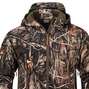 เสื้อฮู้ดผู้ชายแบบใหม่ ผ้าฟลีซหนานุ่ม 100% ผ้าฝ้าย สำหรับฤดูหนาว เหมาะสำหรับการล่าสัตว์  แบบเรียบ  สามารถสกรีนโลโก้ได้ มีกระเป๋า แห้งเร็ว - Product Image 4